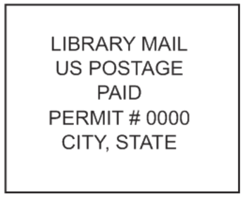 Library Mail Stamp PSI-4141
